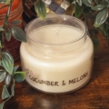 Cucumber Melon Scented Candle, Twinkle Arts